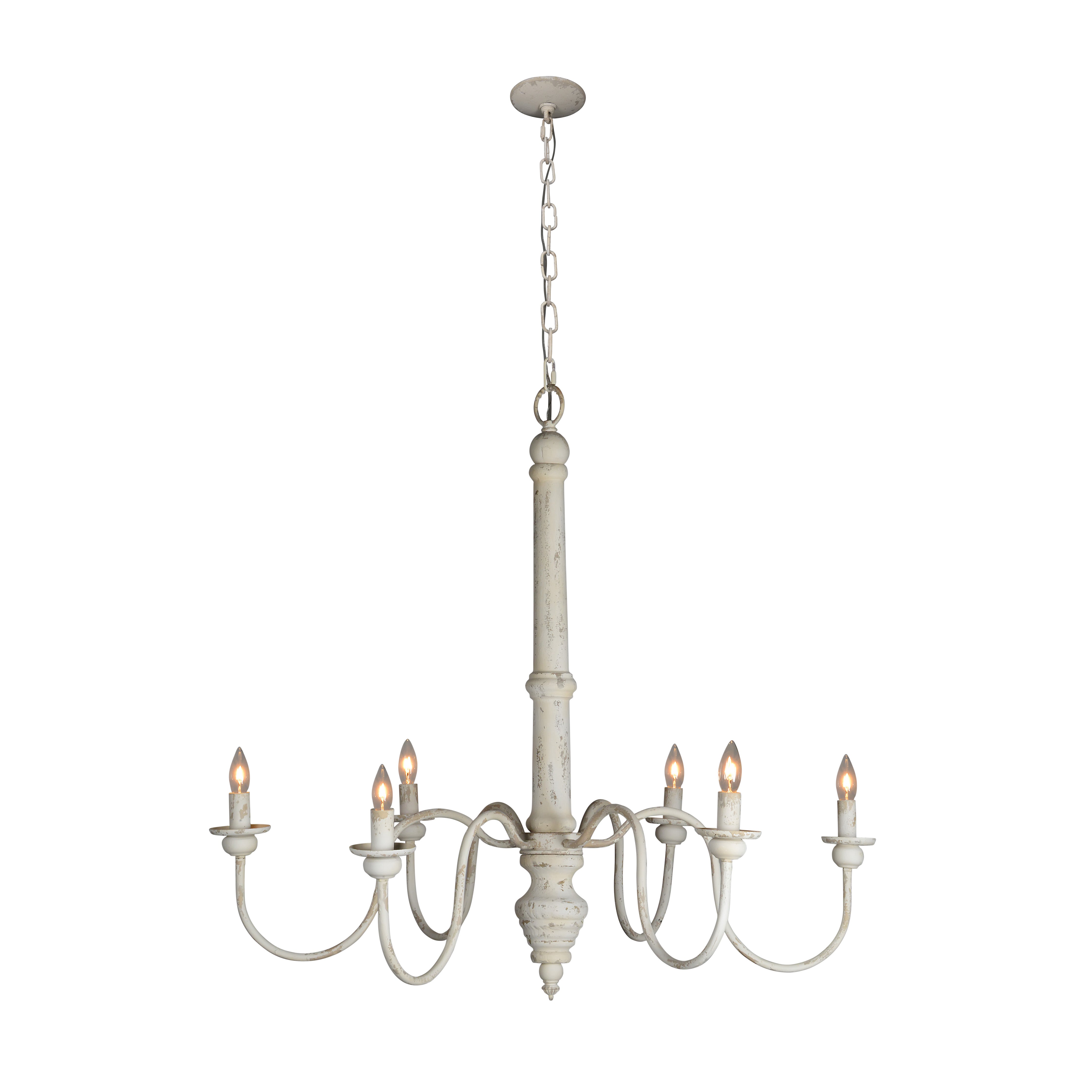 Sasha-CW 6-Lt Chandelier – Forty West Designs