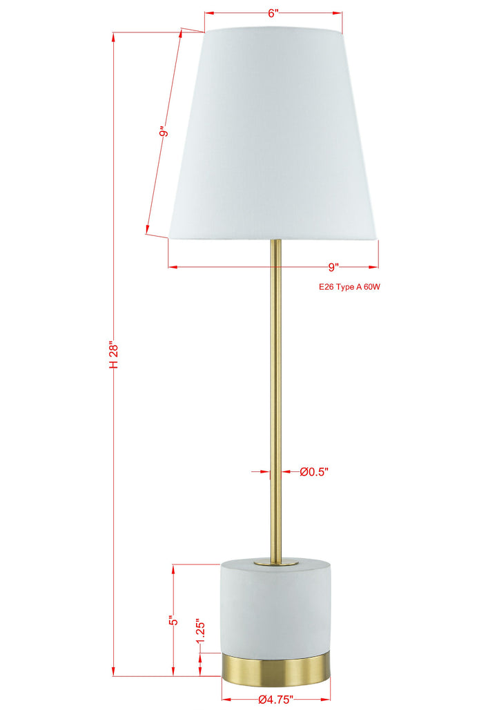 Billie Buffet Lamp