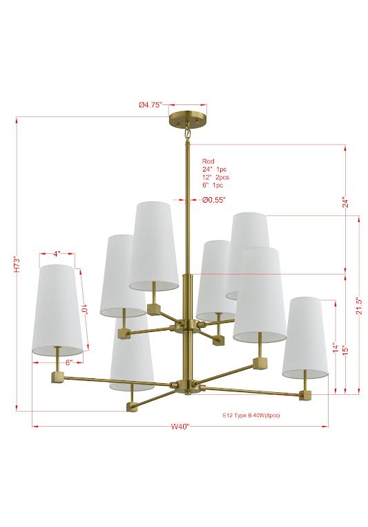 Paddington Chandelier