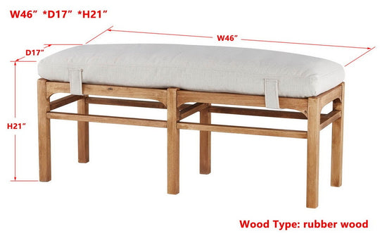 -Garrett Bench – Forty West Designs
