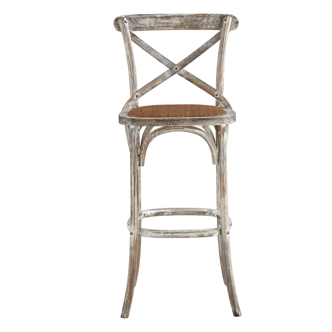 -Bennett X-Back Bar Stool