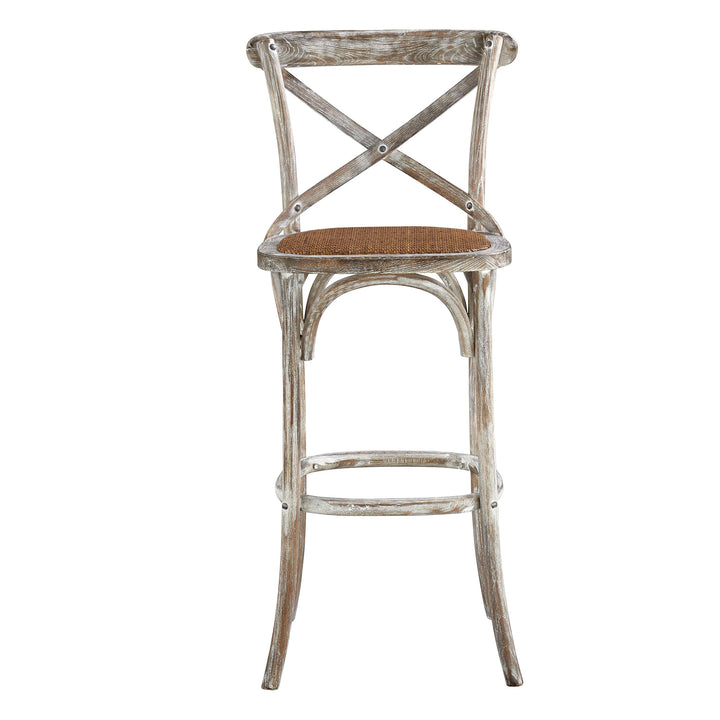 -Bennett X-Back Bar Stool