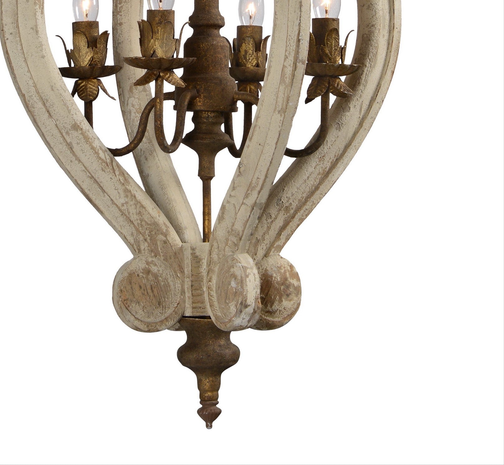 Abbey 4-Lt Chandelier – Forty West Designs
