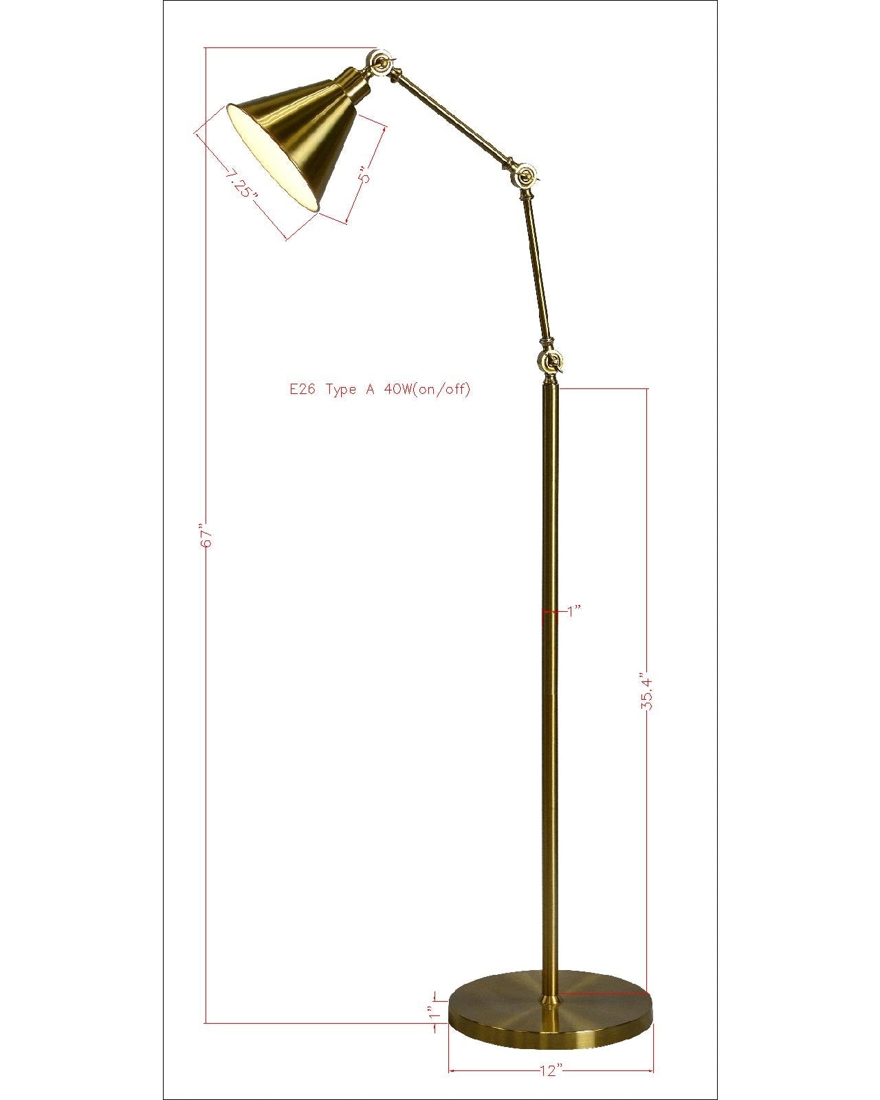 Tim Floor Lamp – Forty West Designs
