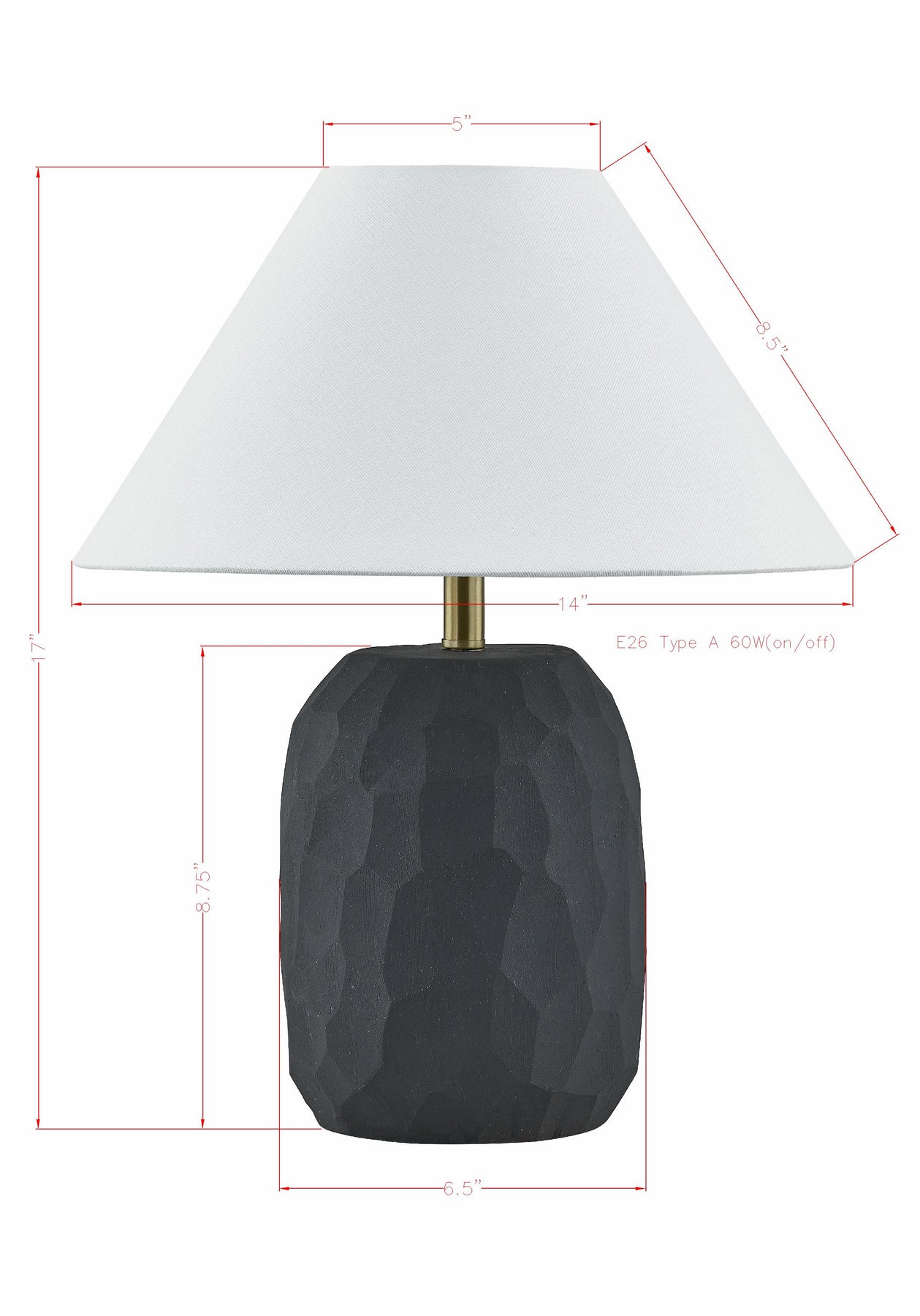 Wikholm Rome Lamp *Roman Table Lamp – Forty West Designs